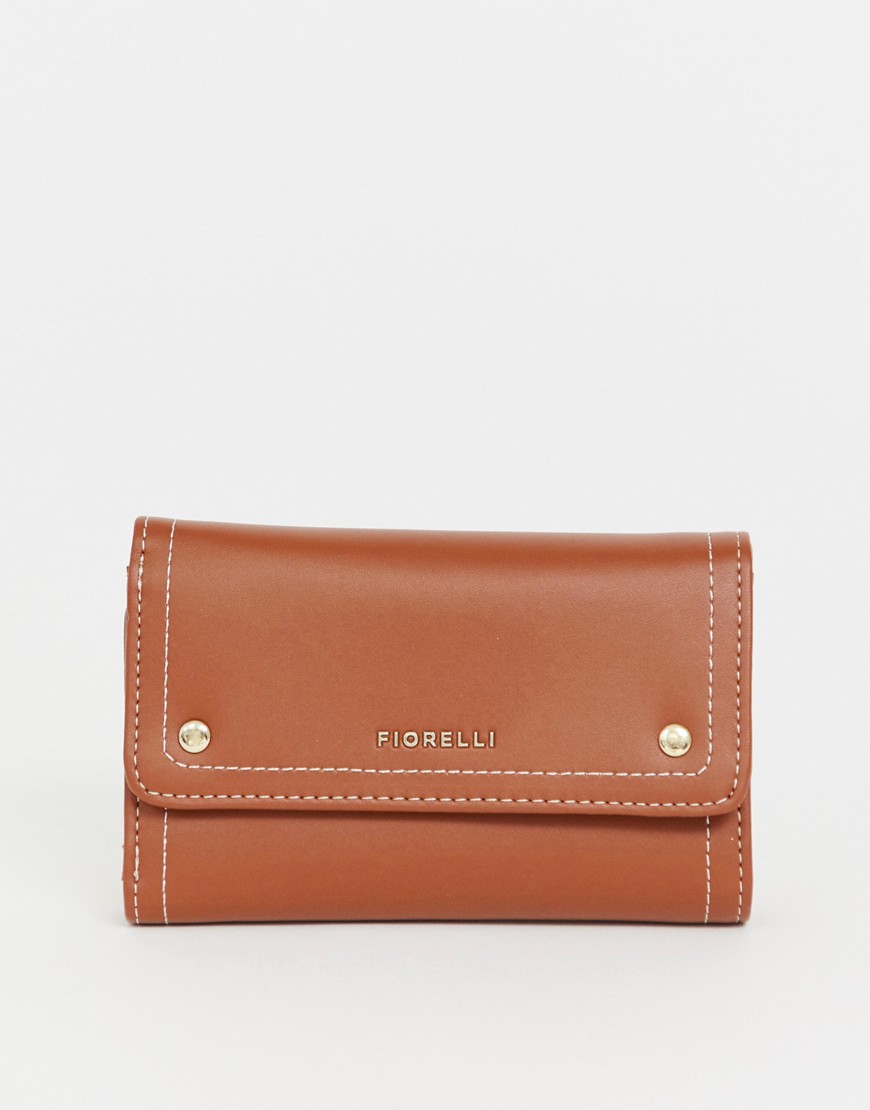Fiorelli shaftesbury foldover purse in tan