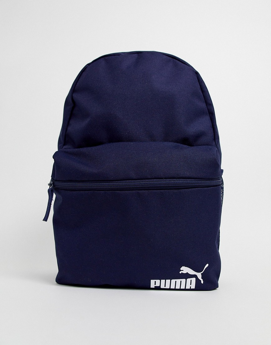 Puma Phase backpack with small logo in navy