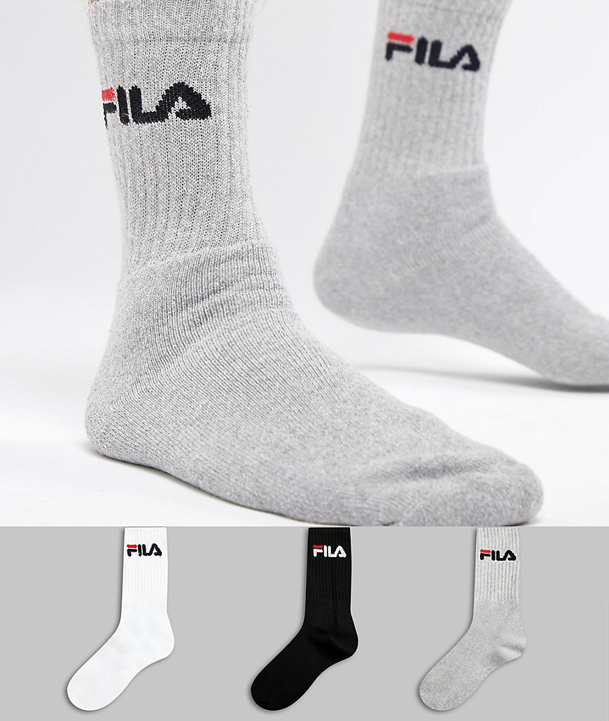 Fila 3 pack socks in multi