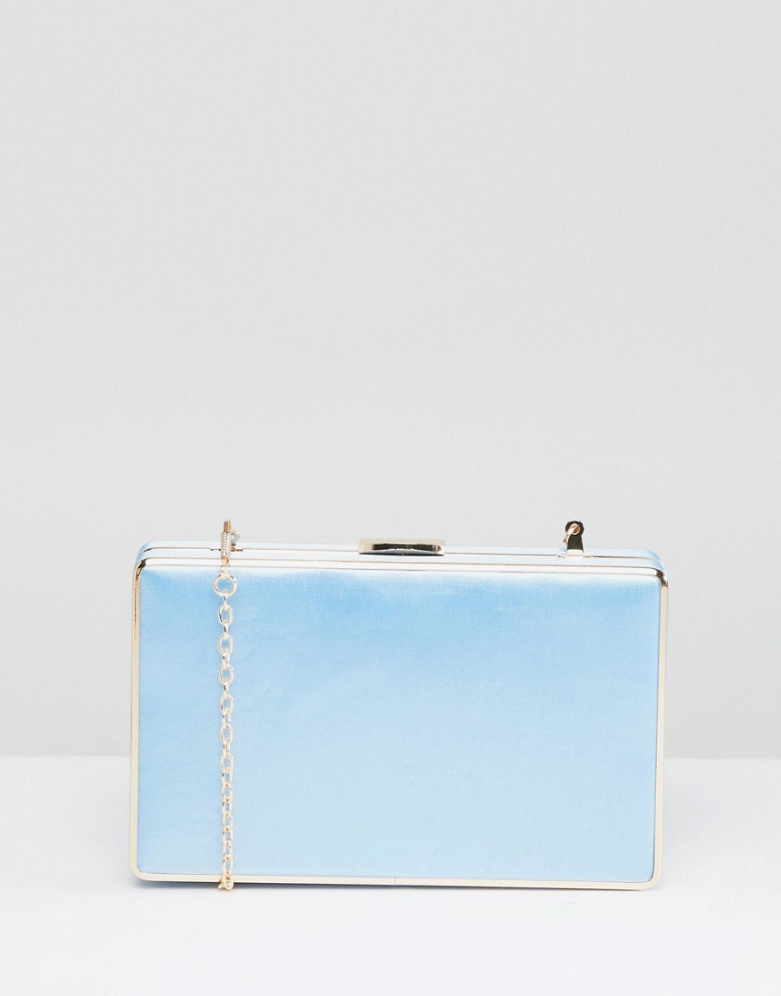 Chi Chi London Squared Clutch Bag - Bluebelle