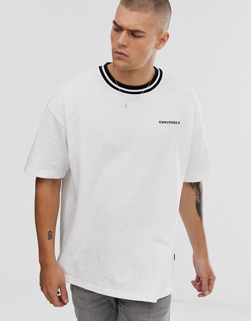 Converse Logo Ringer T-Shirt White