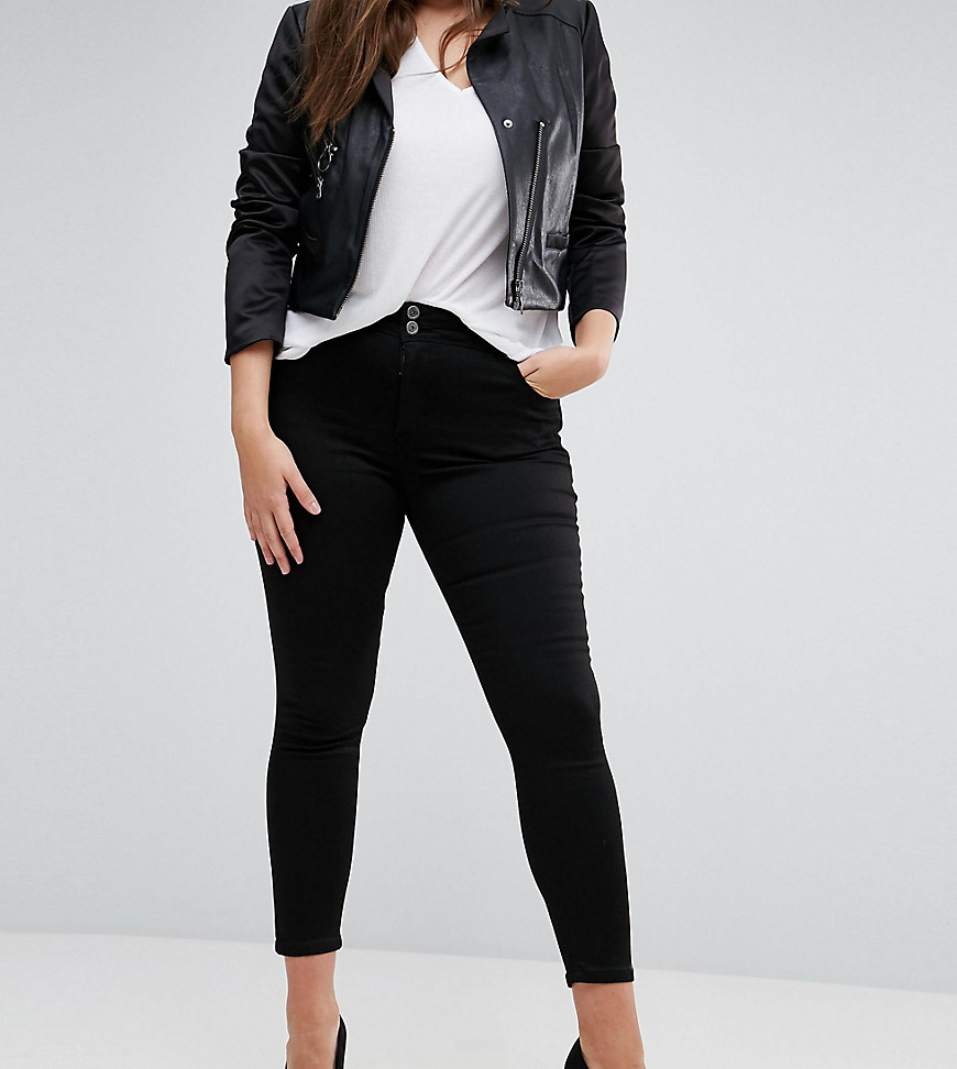 Simply Be Shape And Sculpt Skinny Jeans - Black
