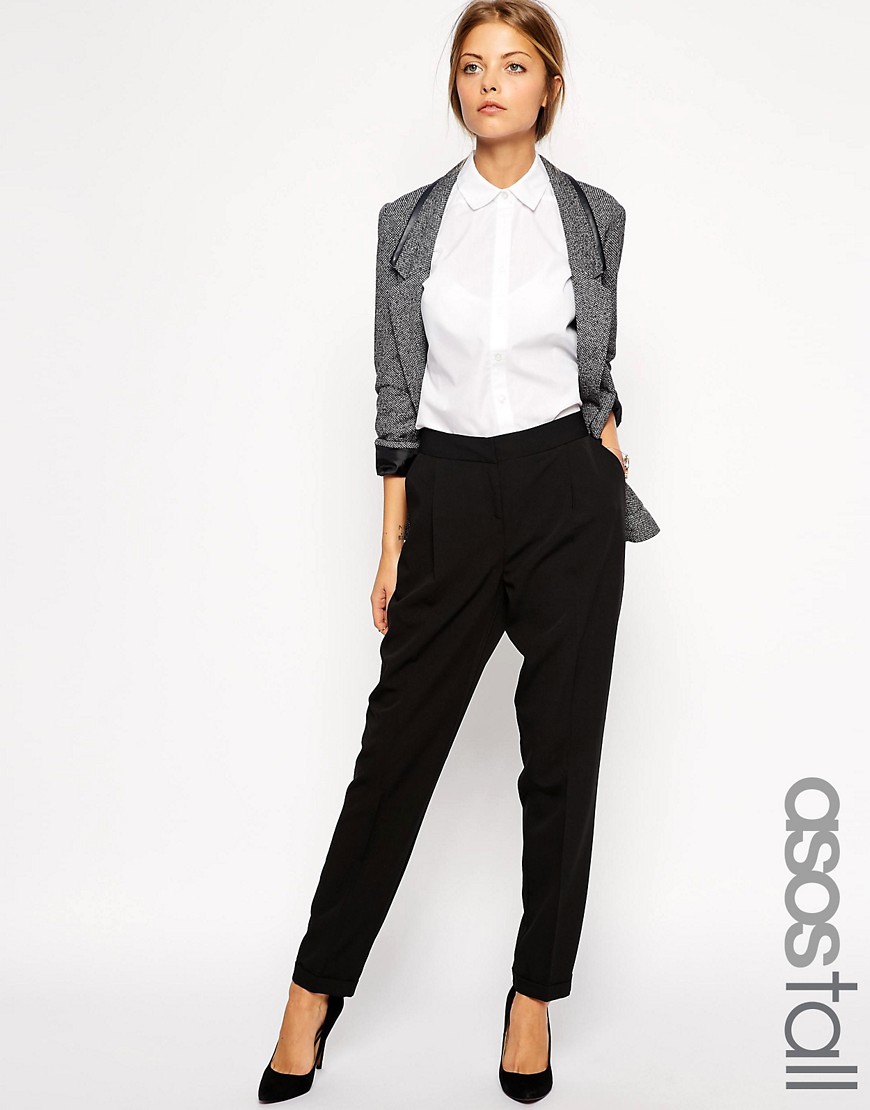 ASOS Tall | ASOS TALL Longer Length Clean Peg Trousers at ASOS