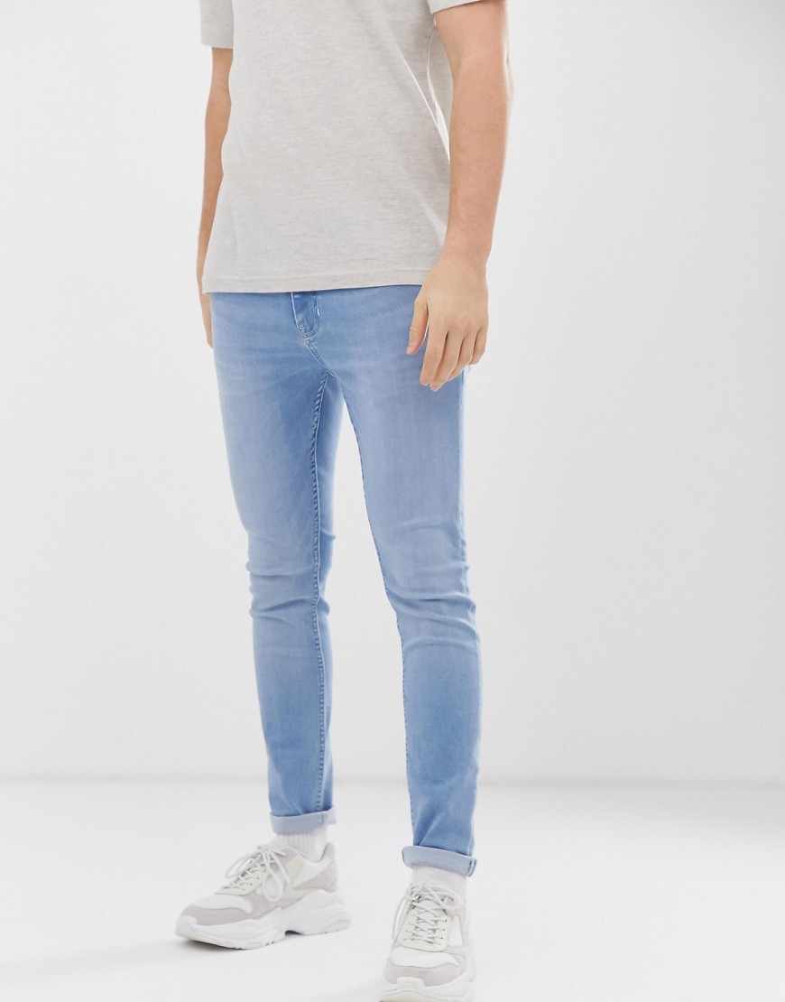 New Look super skinny jeans in light blue wash