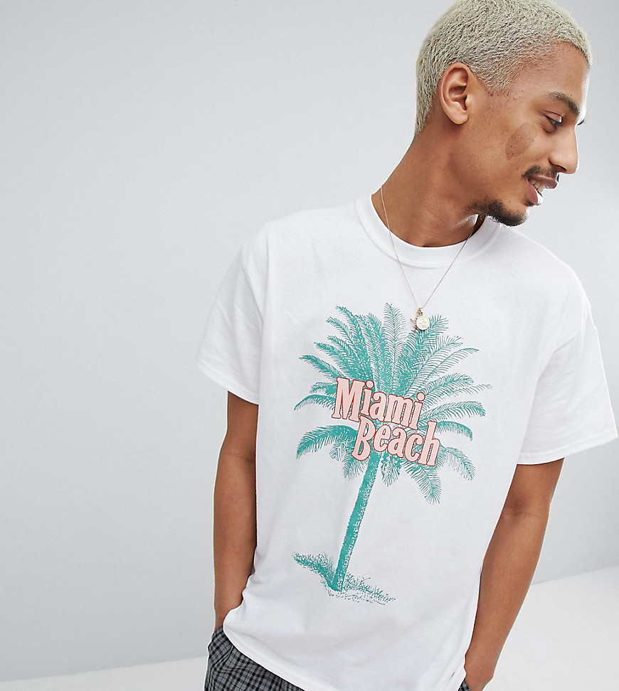 Milk It t-shirt with tropical print