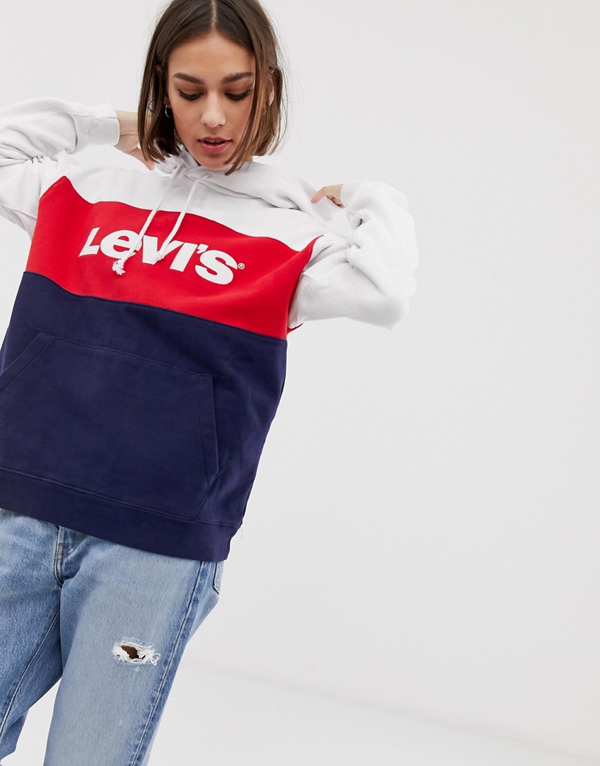 Levi's oversized hoodie with front logo