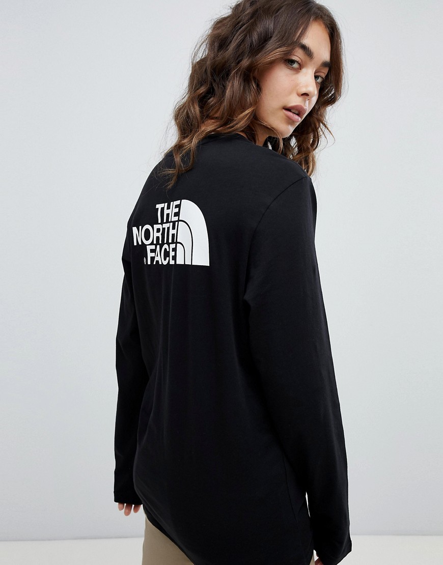 The North Face Easy Long Sleeve Top in Black - Black