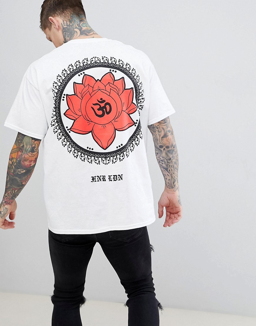 HNR LDN Lotus Back Print T-Shirt