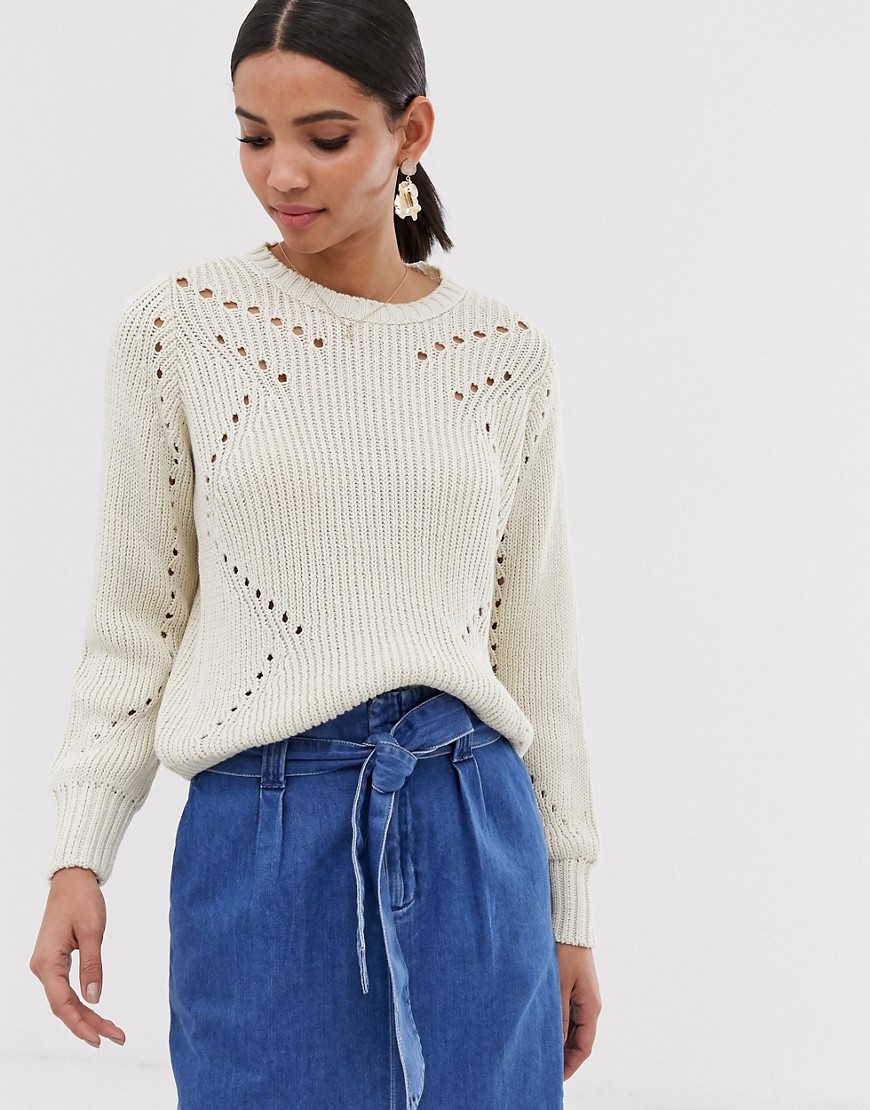 Y.A.S lightweight cable knit jumper