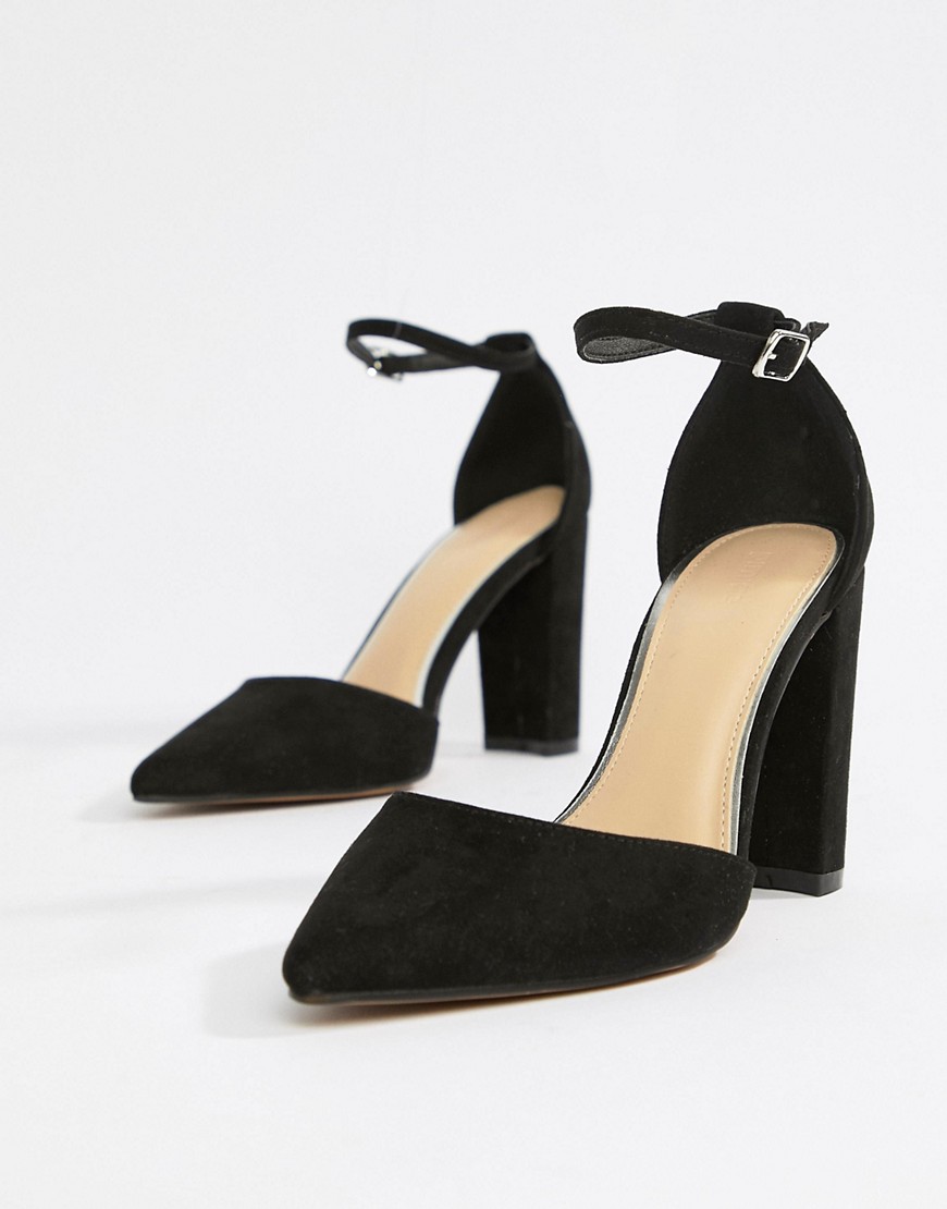 Pimkie Pointed Heeled Shoe - Black