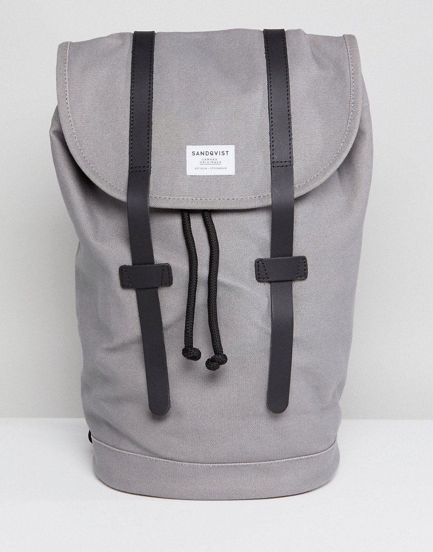 Sandqvist Stig Backpack In Grey - Grey