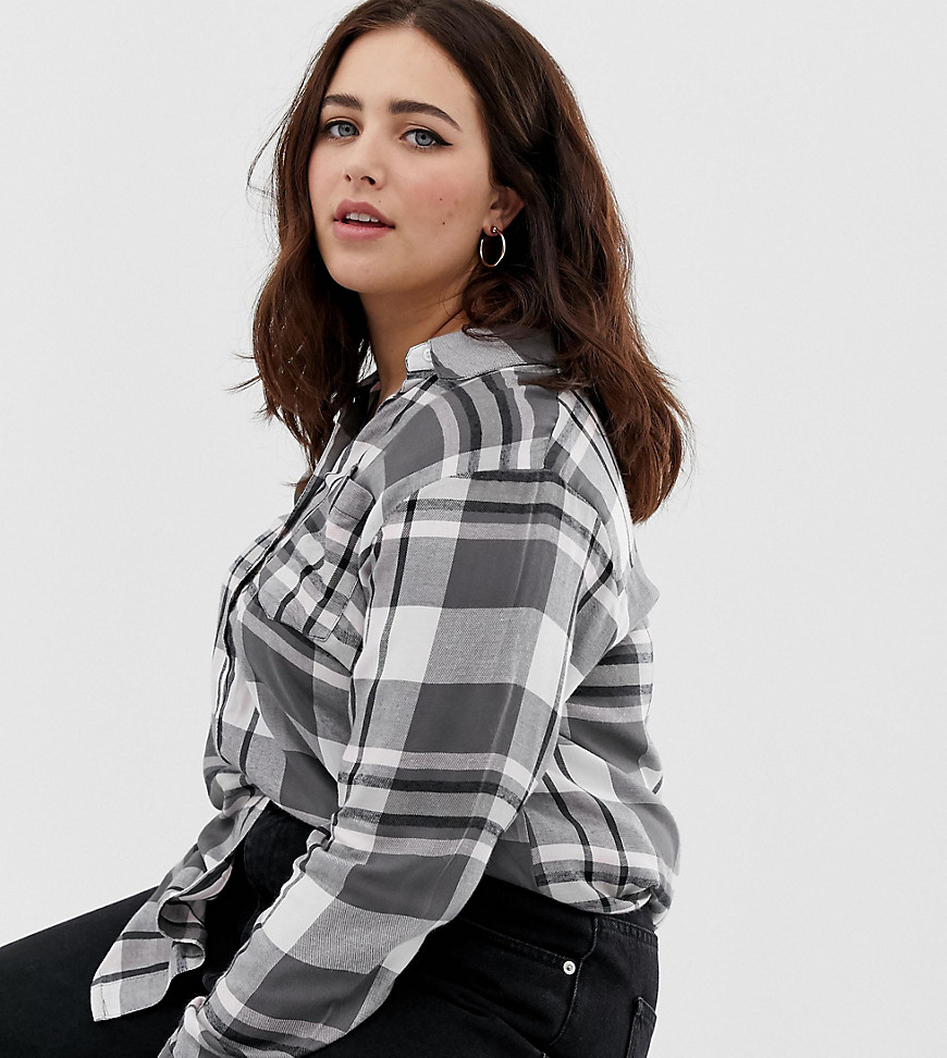 New Look Curve shirt in check