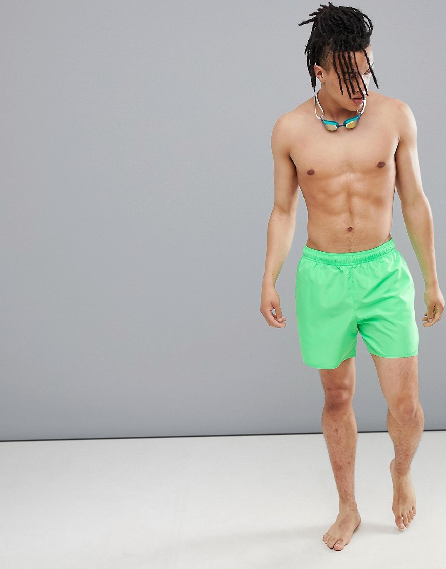 adidas Swim Solid Swim Shorts In Green DJ2127 - Green
