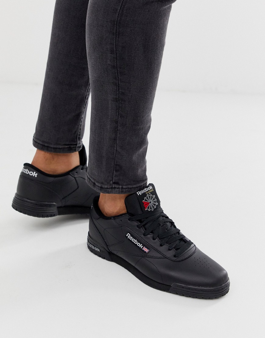 Reebok ex-o-fit lo trainers in black