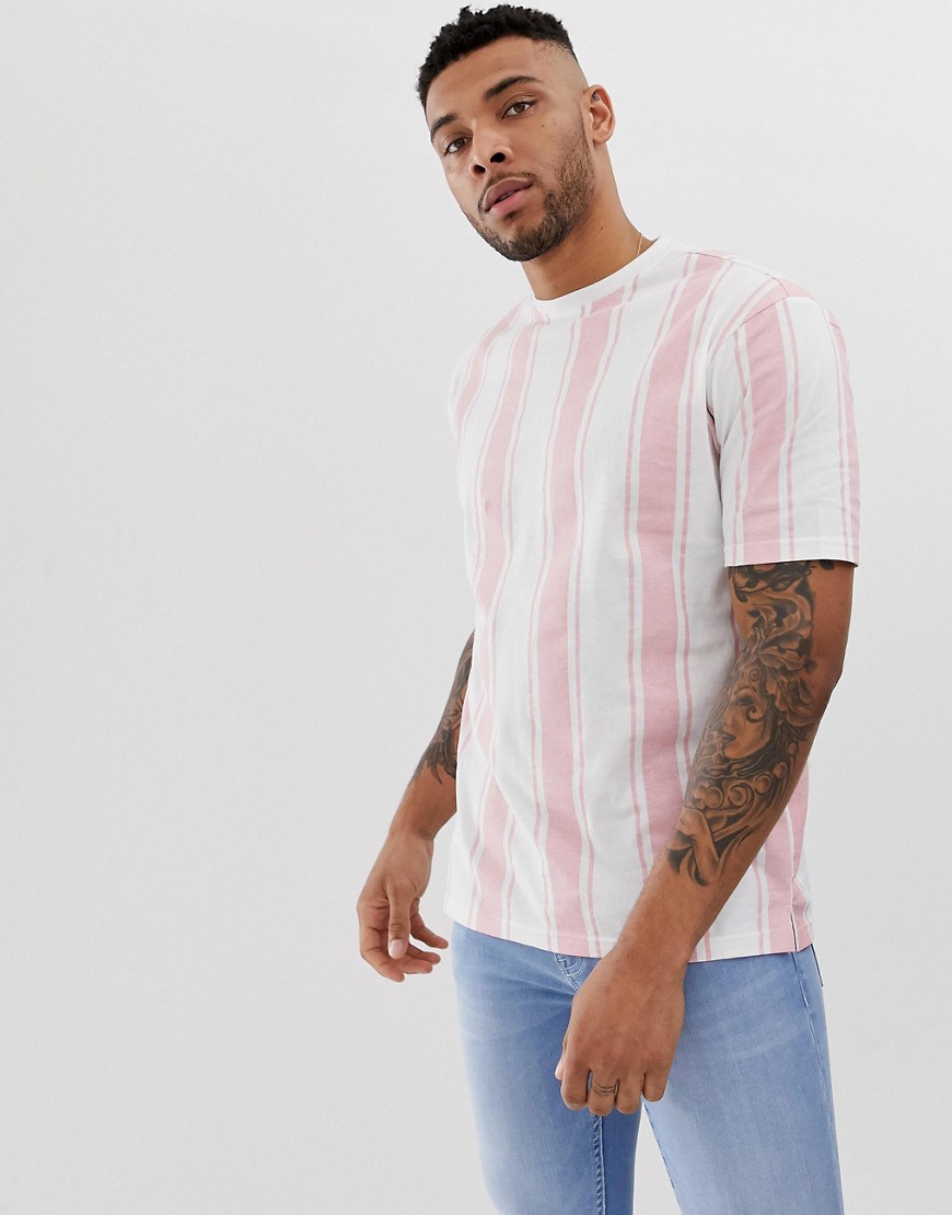 Another Influence over size fit stripe shirt