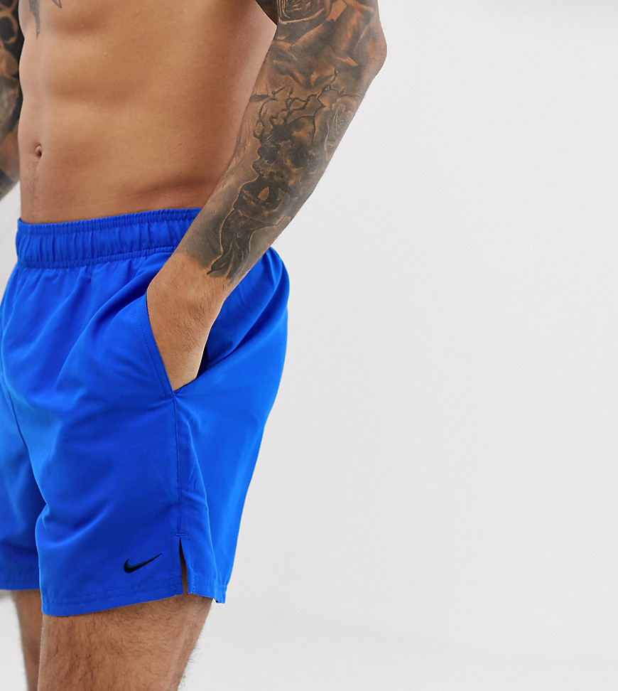 Nike Swimming exclusive volley super short swim short in blue
