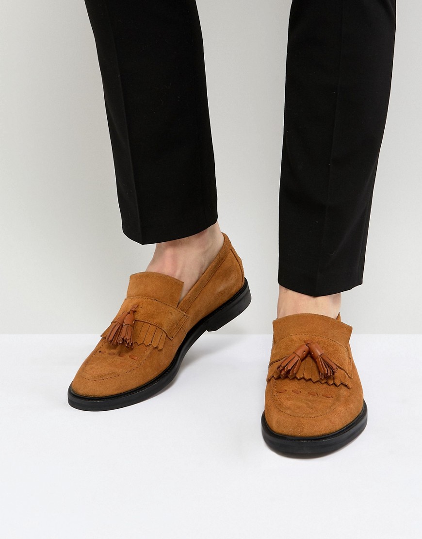 House Of Hounds Dexie Suede Tassel Loafers