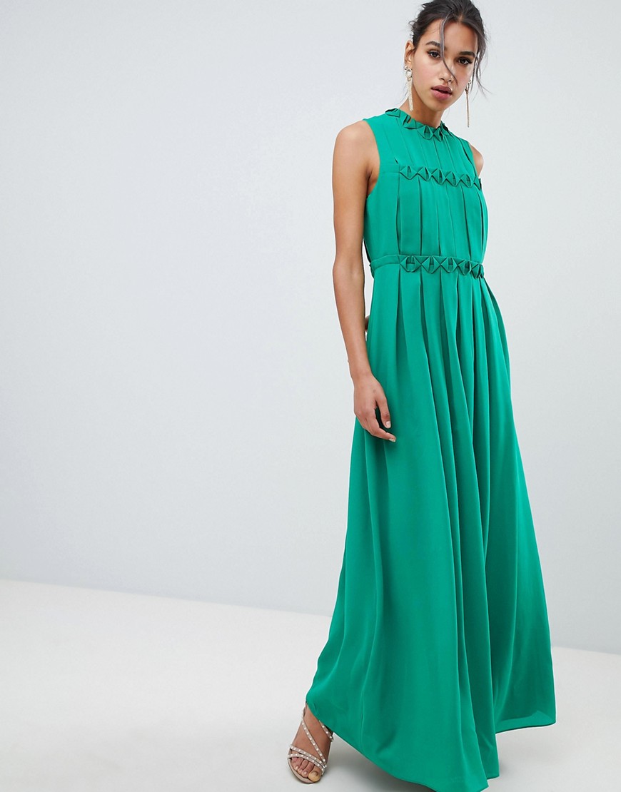 Ted Baker Saffrom Origami Folded Maxi Dress