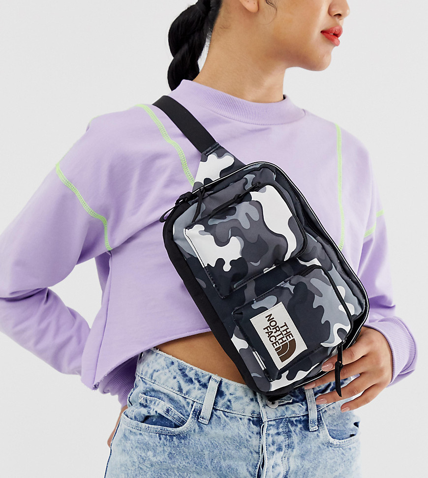 The North Face Kanga bum bag in Psychedelic black