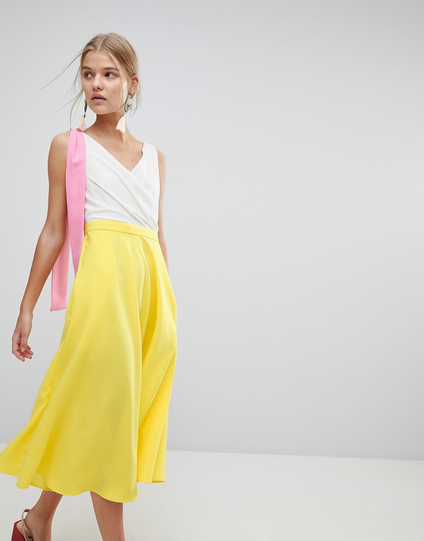 Max&Co Colourblock Midi Dress