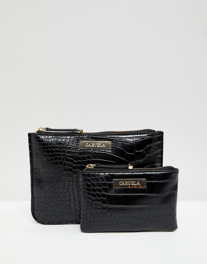 Carvela 2 pack purse gift set - Black