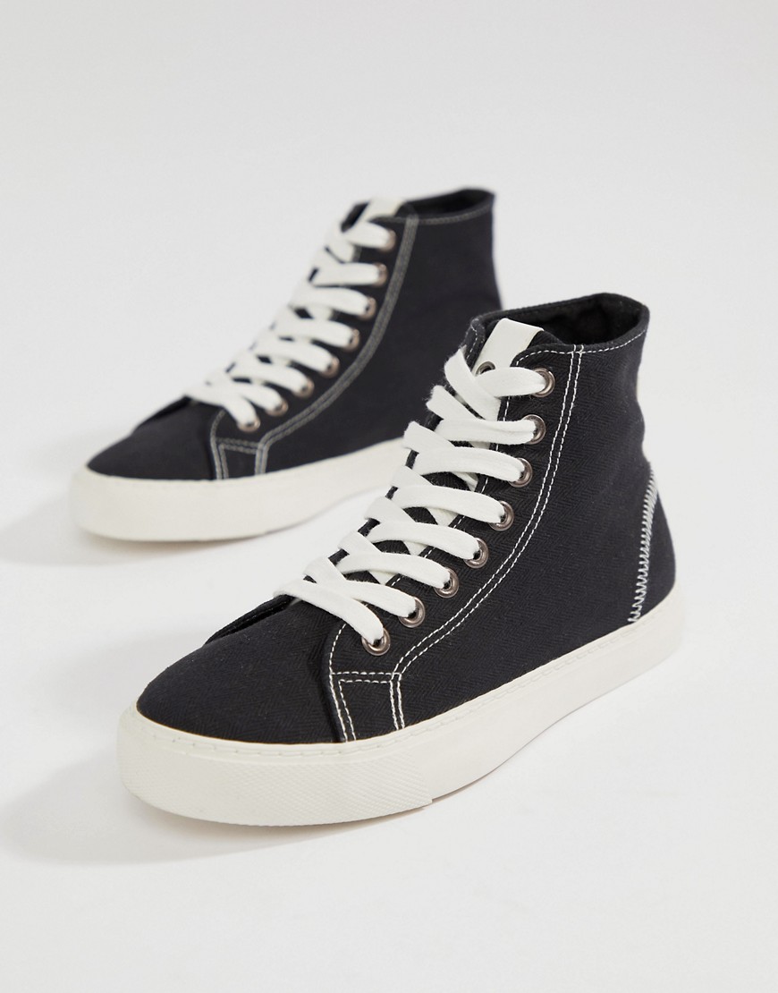 ASOS DESIGN District high top trainers