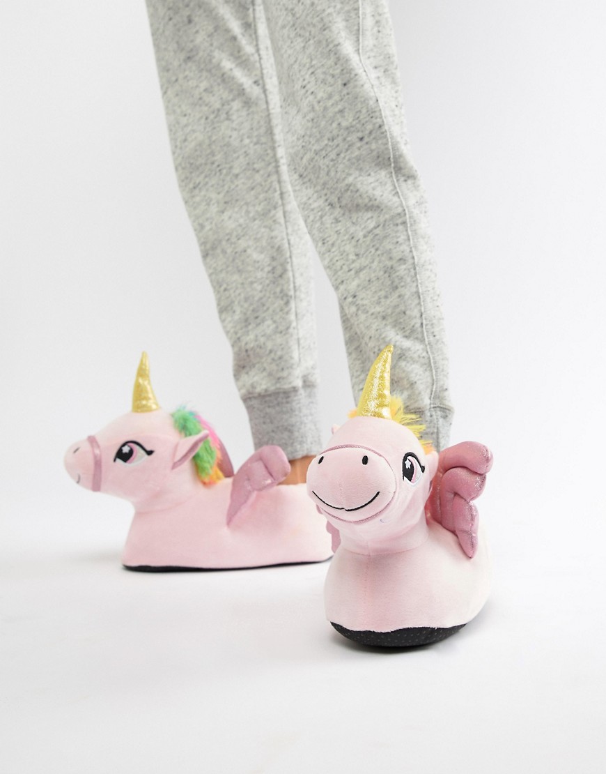 Loungeable novelty unicorn slippers