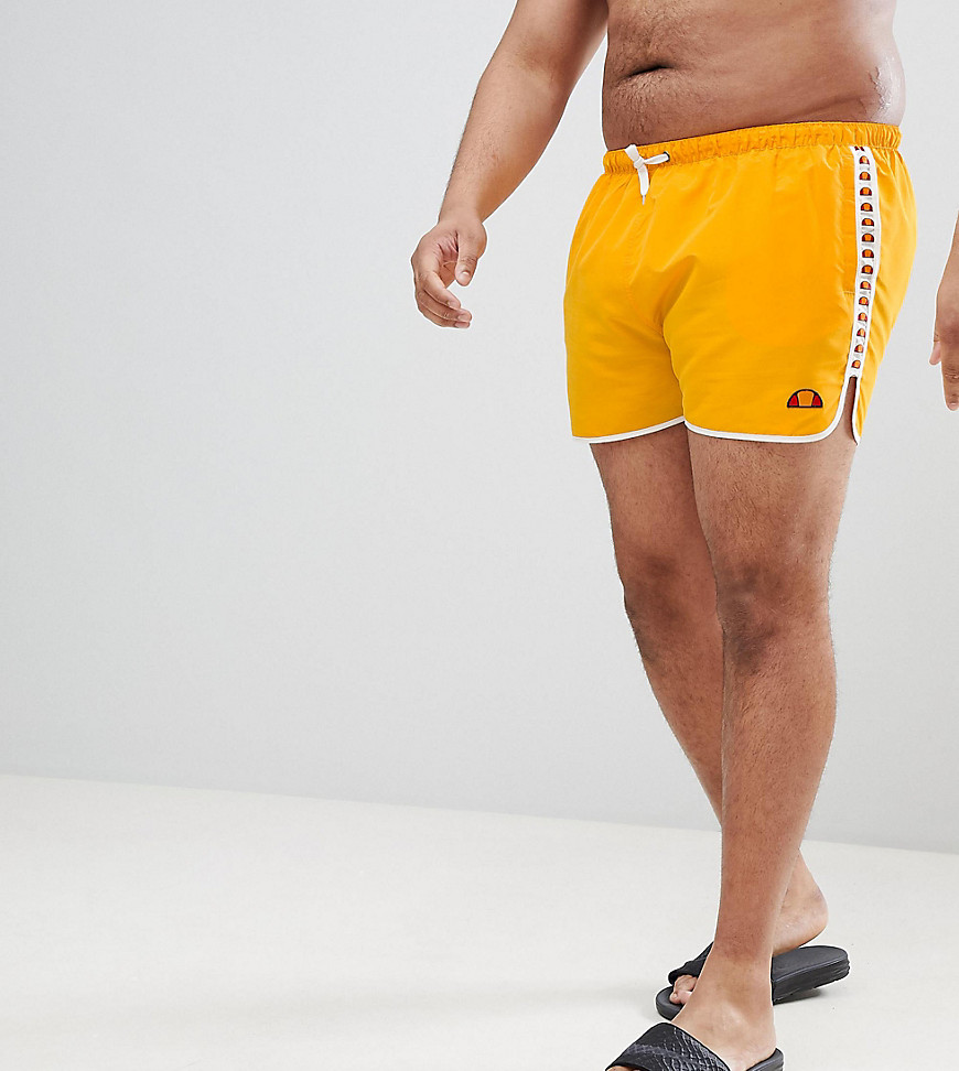 ellesse Swim Shorts with Taping Exclusive In Orange