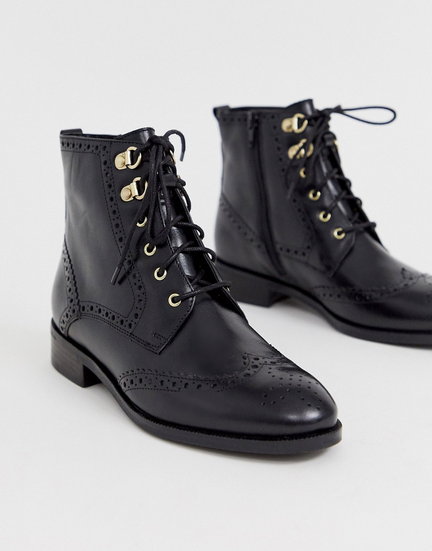 Dune Prime lace up leather boot