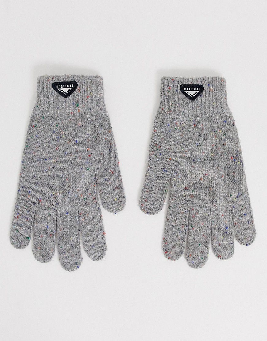 Penfield highgate speckled gloves - Grey
