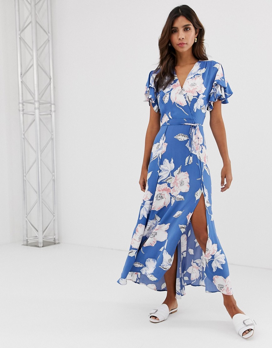 French Connection Cari floral printed midi dress