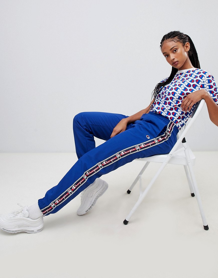 Champion Retro Tracksuit Bottoms With 