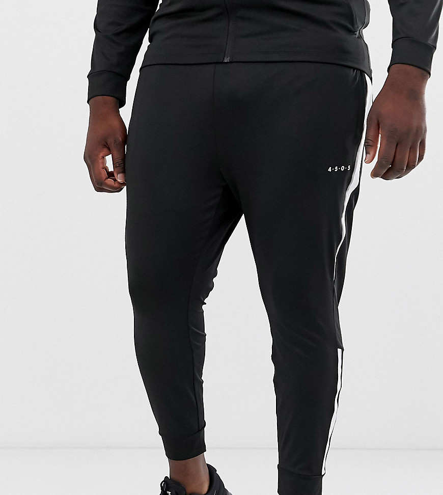 ASOS 4505 Plus super skinny training joggers with side stripe