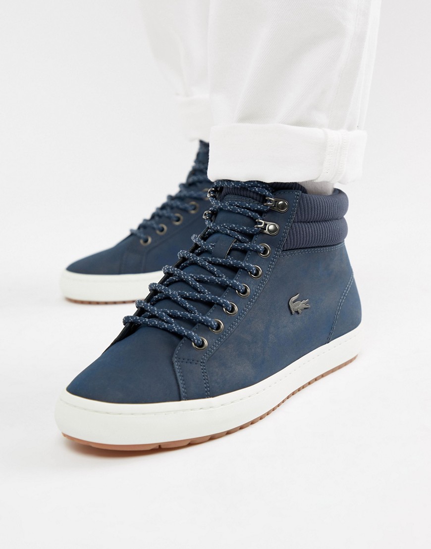Lacoste Straightset Insulate C 318 1 chukka boots in navy