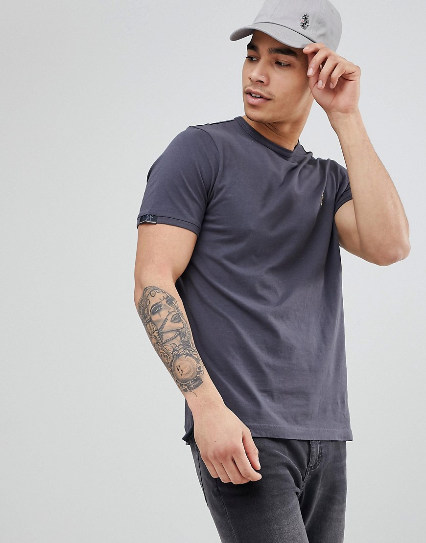 Luke Sport Traff Short Sleeve T-Shirt In Charcoal - Charcoal