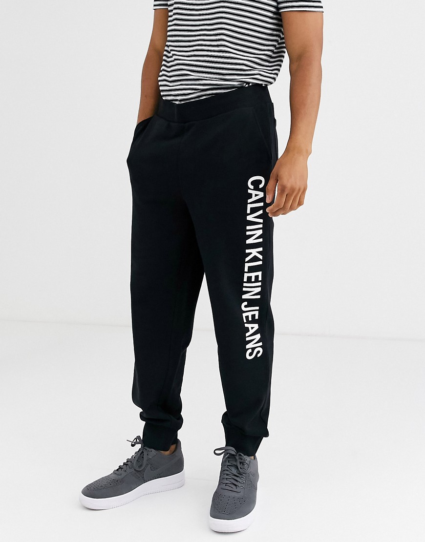 Calvin Klein Jeans institutional side logo joggers