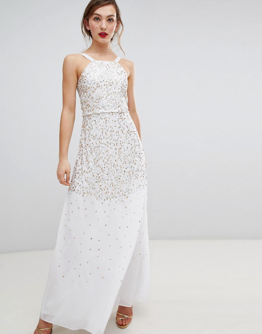 Frock & Frill Scatter Sequin Maxi Dress
