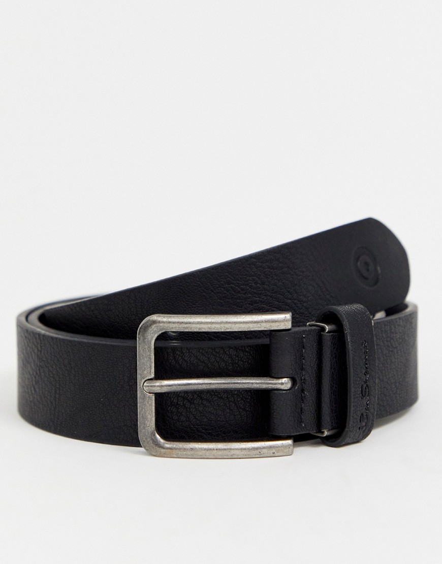 Ben Sherman cut to fit bonded leather jeans belt in gift box