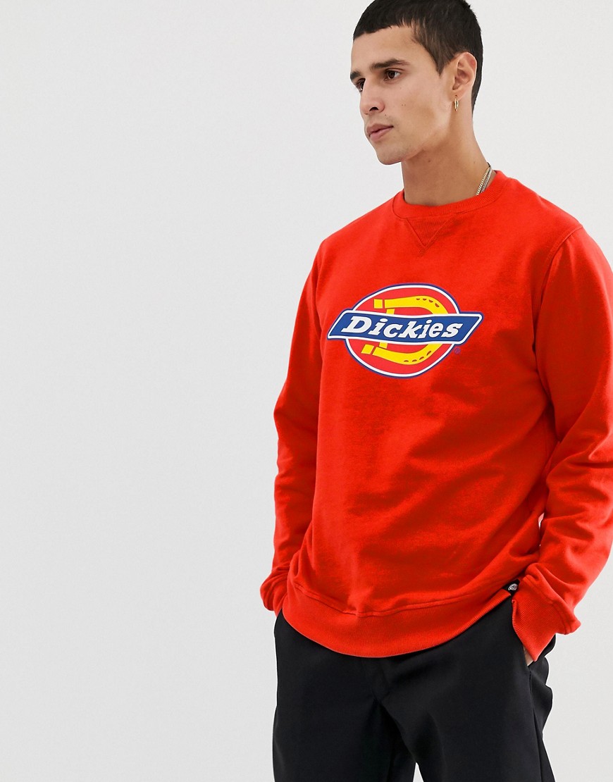 Dickies Harrison sweatshirt with large logo in red