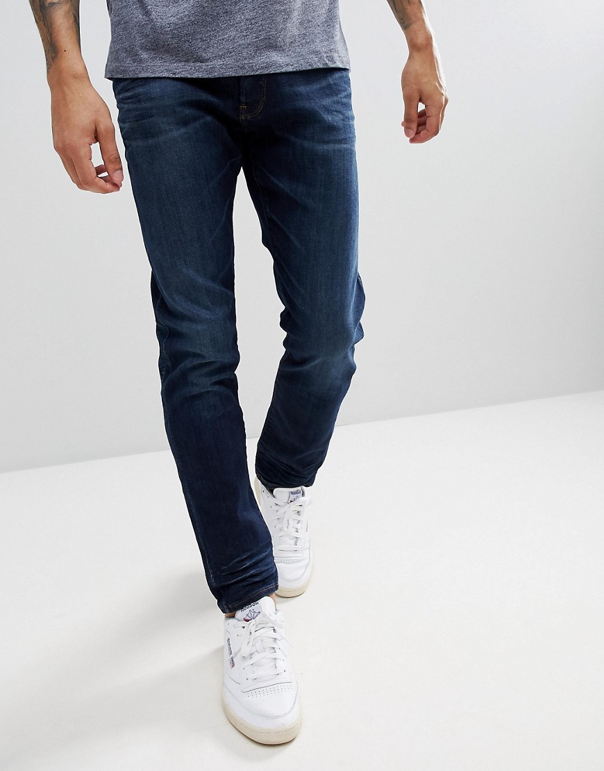 G-Star 3301 Slim Jeans Dark Aged - Ultra dk aged