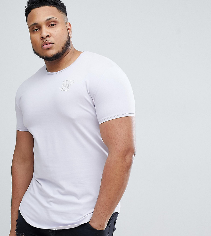SikSilk Muscle T-Shirt In Pastel Purple Exclusive to ASOS