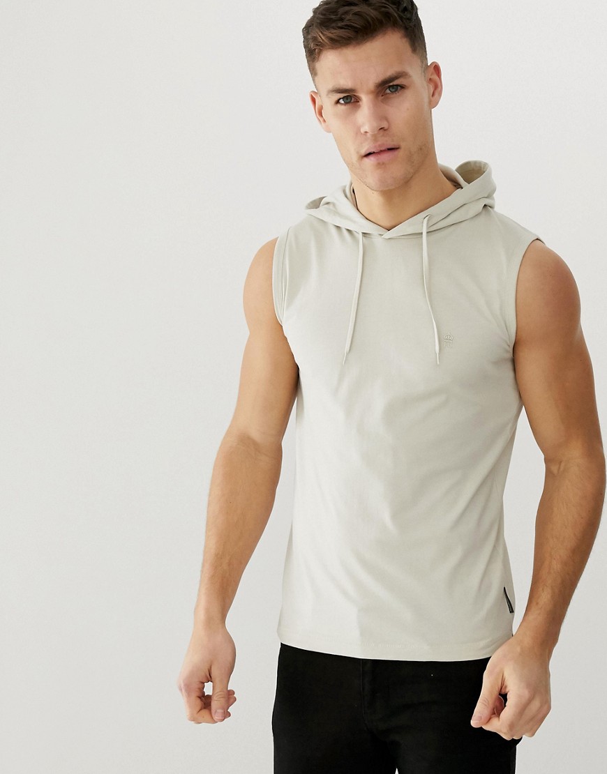 French Connection sleeveless hoodie