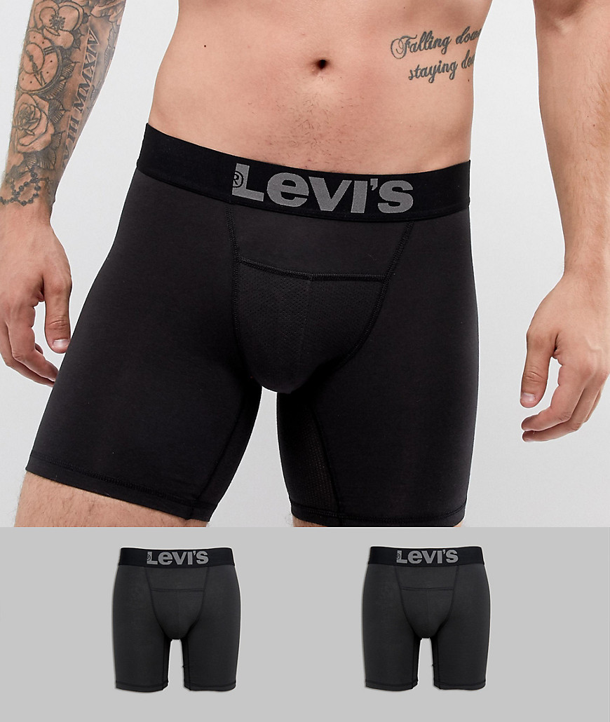 Levis Performance Trunks 2 Pack in Longer Length - Grey