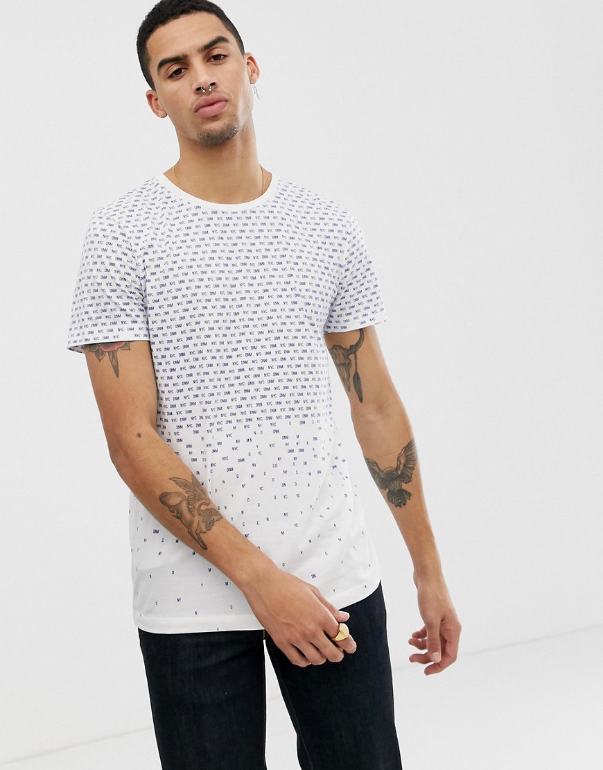 Tom Tailor all over print t-shirt in beige