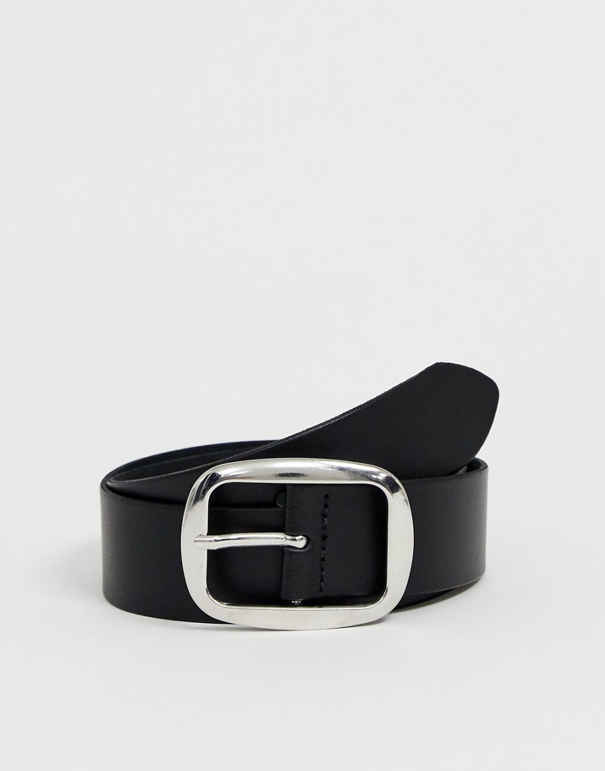 ASOS DESIGN leather jeans belt