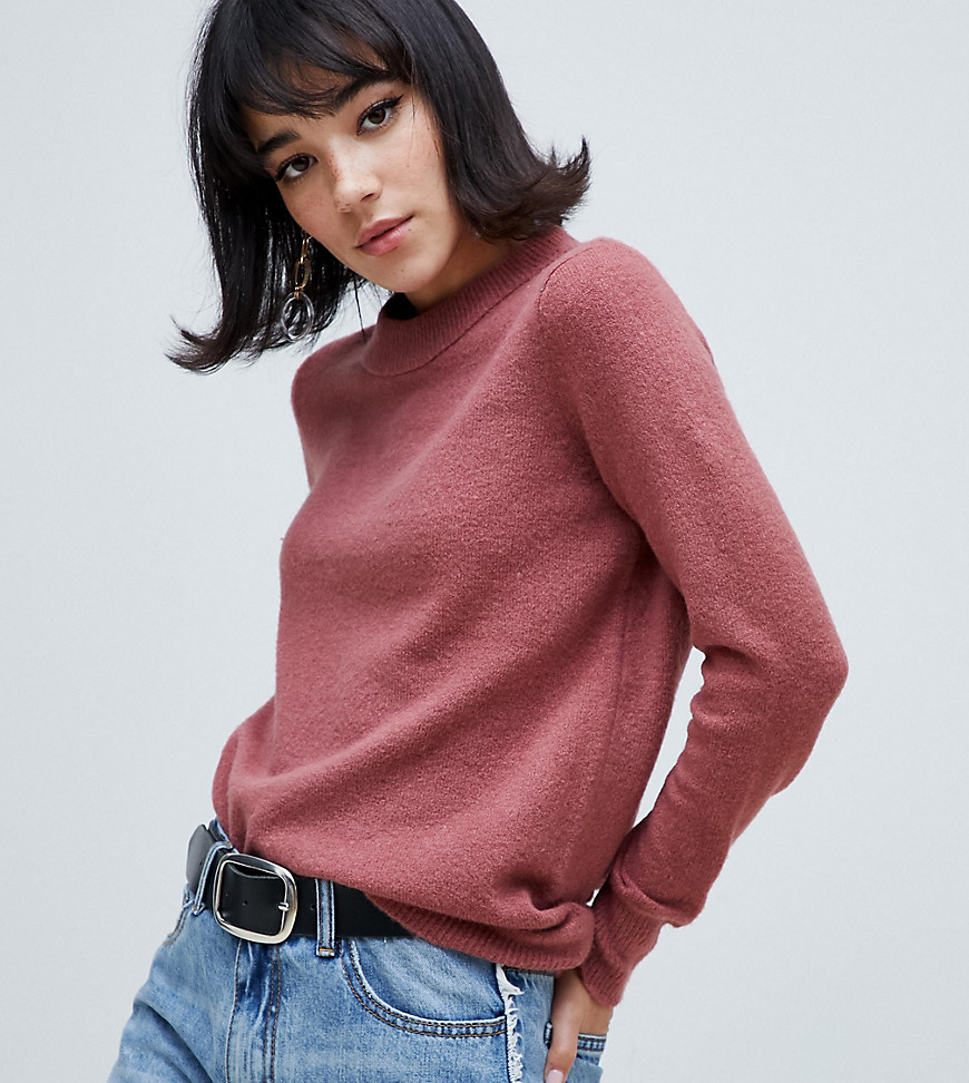 River Island jumper with crew neck in pink