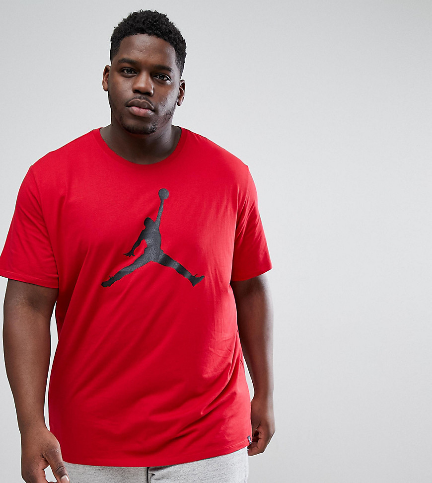 Nike Jordan PLUS T-Shirt With Large Logo In Red 908017-687 - Red