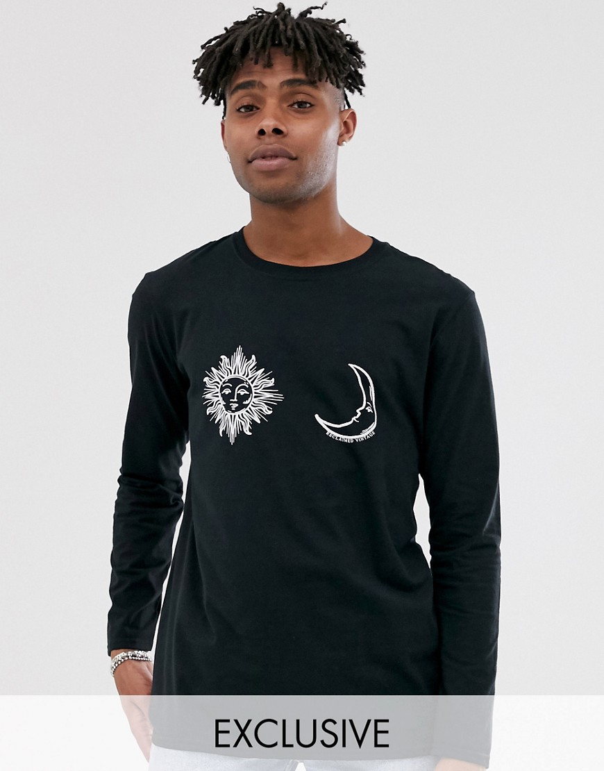 Reclaimed Vintage long sleeve t-shirt with stencil print