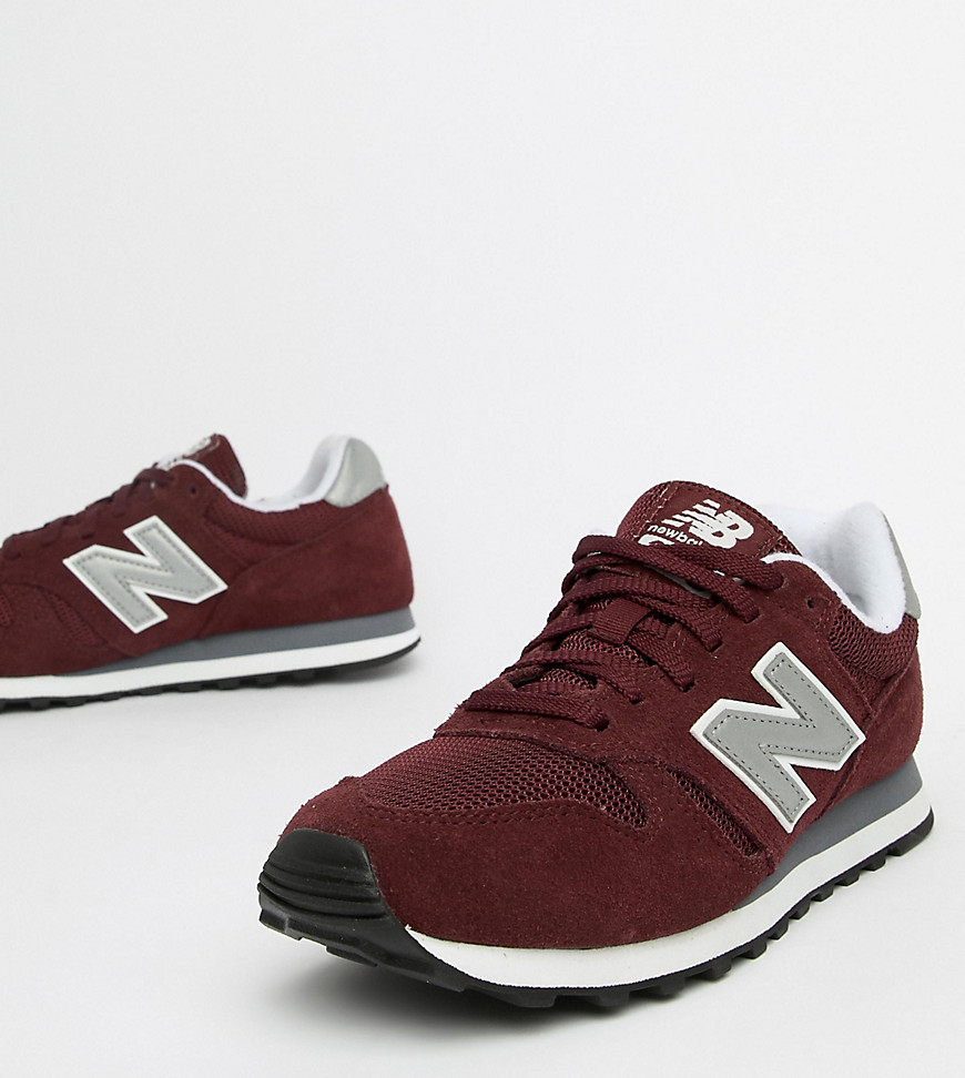 New Balance Burgundy Suede 373 Trainers