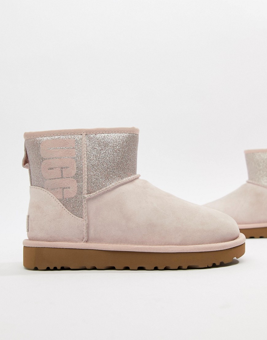 Ugg Classic Mini Sparkle in Pink